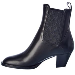 Never worn, brand new Fendi black leather booties. Still in box!